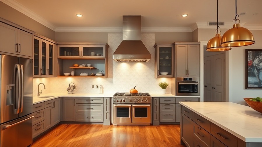 Stunning Tampa kitchen remodel showcasing a modern hood and vibrant backsplash.