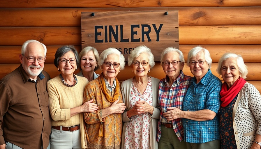 Del Mar Community Connections anniversary celebration with smiling group.
