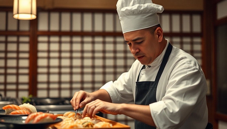 Experienced chef preparing sushi, a must-see in San Diego October 2025.