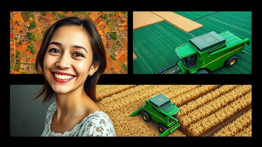 How satellites are supporting farmers across Africa - collage of farming imagery.