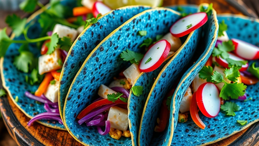 Tacos garnished with herbs and radish, symbolizing the closure of Las Cuatro Milpas.