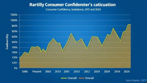 California consumer confidence line chart trends from 2012 to 2024.