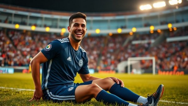 Ian Pilcher celebrating for San Diego FC on the field.