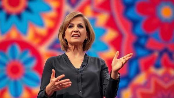 Engaging climate action speaker in San Diego.