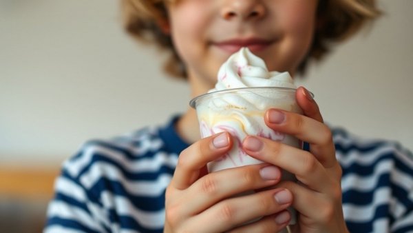 Casual close-up of ice cream held by a person at The Brant, Encinitas.