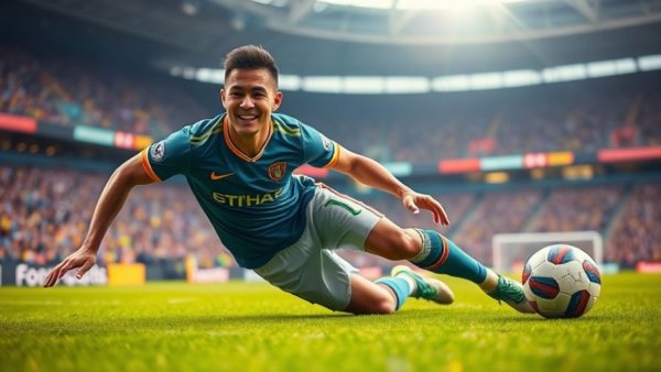 SDFC player celebrates against St. Louis City SC, soccer match.