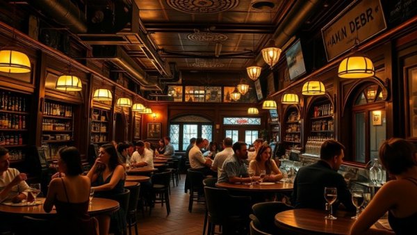 North Park dining and exploration in a vintage bar setting