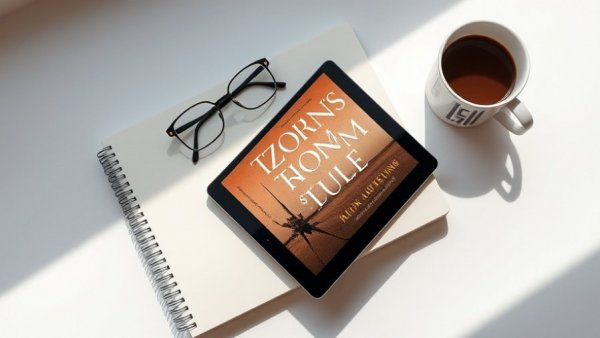 Hyaluronic Acid and Niacinamide Benefits: Book cover on tablet with coffee.