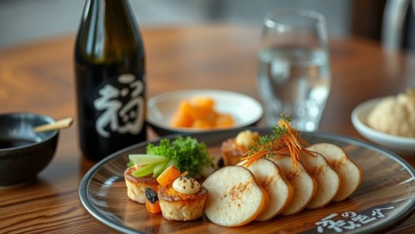 Michelin star chef to Mochi Master elegant Japanese dish and sake.