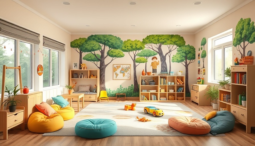 Cozy child care room with playful decor in San Diego.