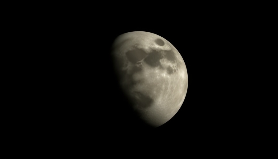 What is a black moon: shadowy lunar view against dark space.