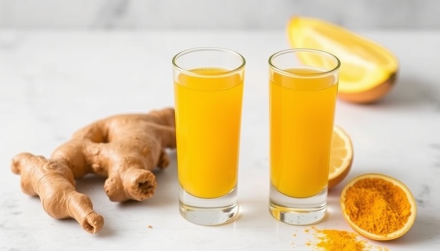 Anti-inflammatory Ginger Turmeric Immunity Shots