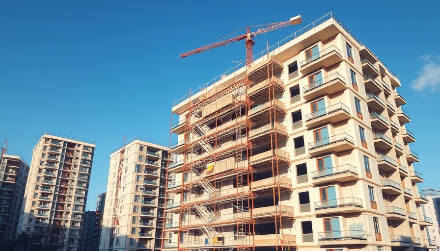 California CEQA Reforms Housing Impact: Modern buildings under construction.