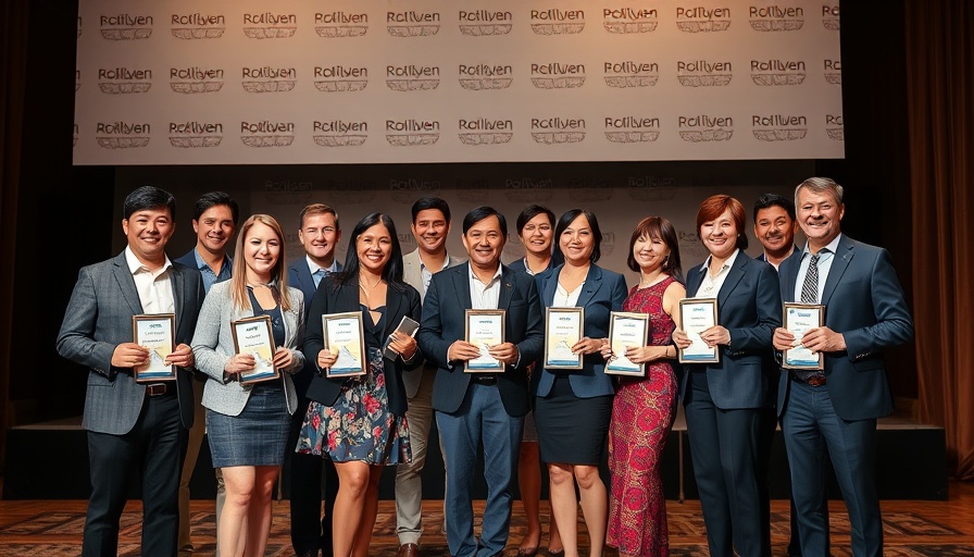Winners at San Diego's BBB Torch Awards for Ethics on stage.