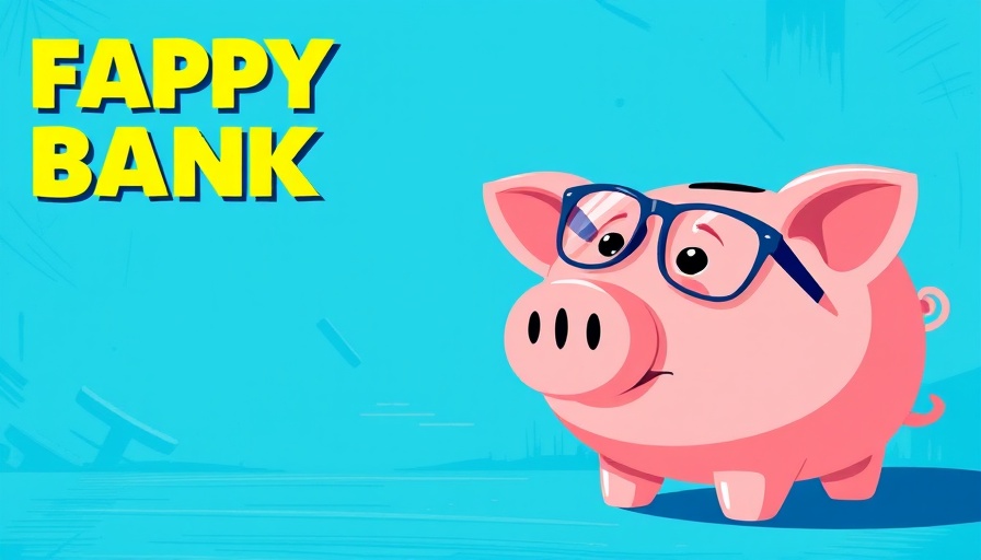 Smart Money podcast ad features playful piggy bank.