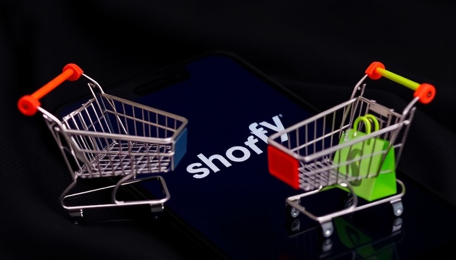 Shopify conversion rates visual with phone and cart.