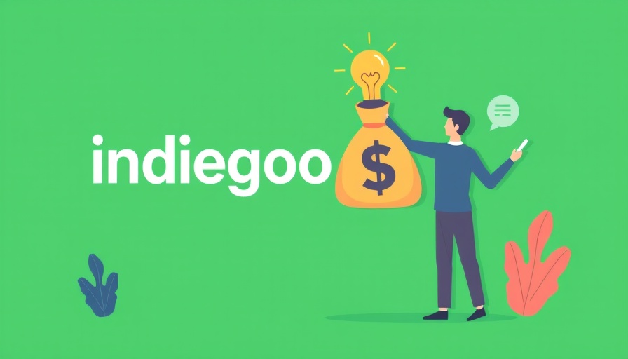 Indiegogo crowdfunding platform graphic