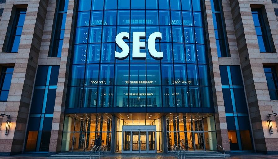 SEC building with seal representing SEC Cyber and Emerging Technologies Unit.