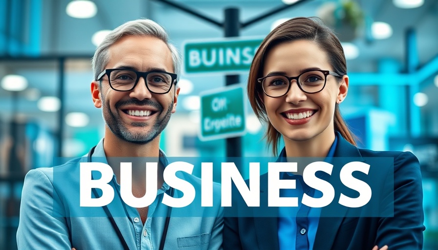 Business discussion banner with two professionals on 401(k) business funding.