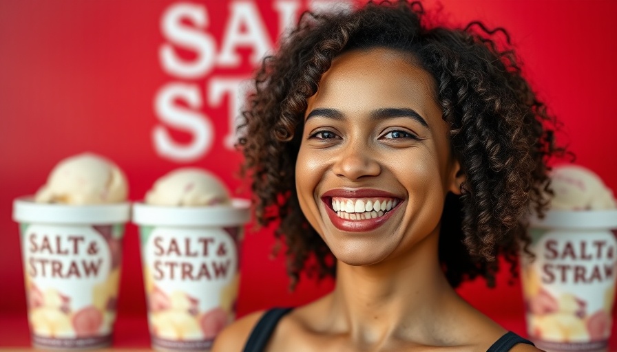 Salt & Straw Ice Cream Business Success featuring a woman smiling.