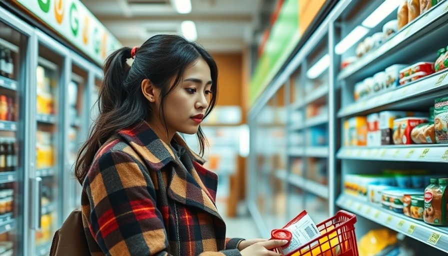 Woman shopping under bright lights examines groceries, related to 5% Cash Back Bonus Categories Q2 2025.