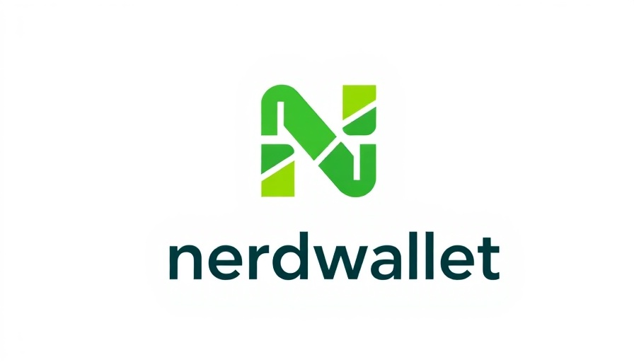 Nerdwallet logo with green geometric design, business term loans.