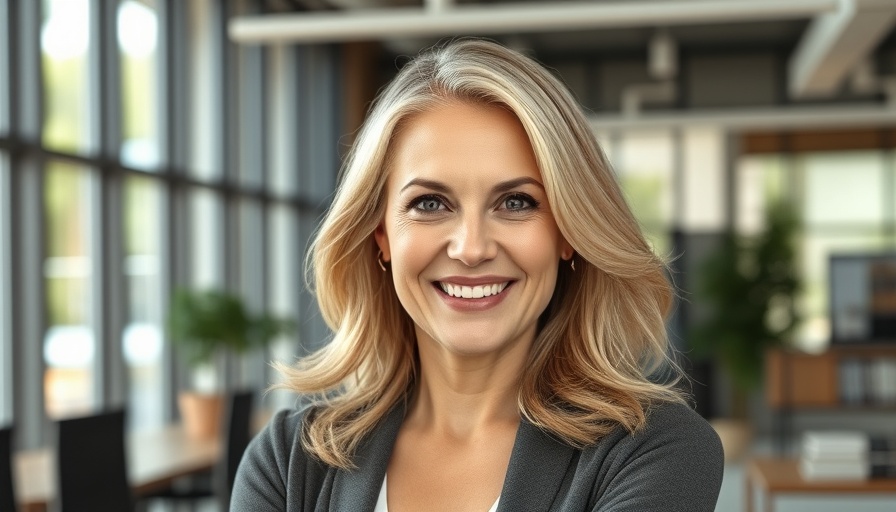 Confident woman smiling in an office, DOGE Consulting Contract Cuts