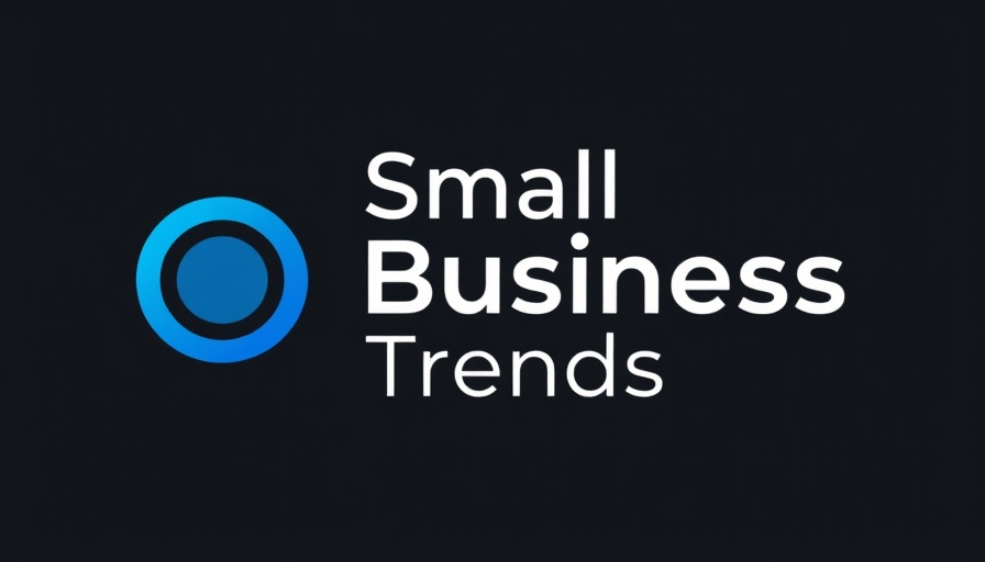 Minimalistic 'Small Business Trends' logo with blue circle.