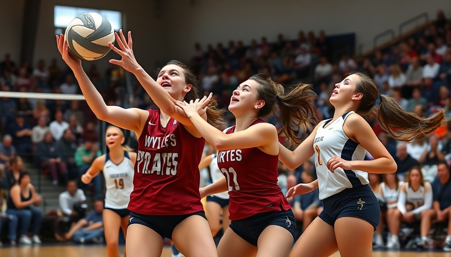 Wylie Lady Pirates win District 9-6A title in intense volleyball match.