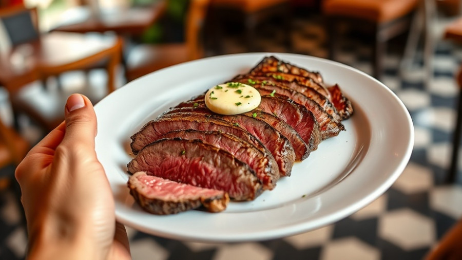 Delicious sliced steak at best Dallas restaurants fall 2025.