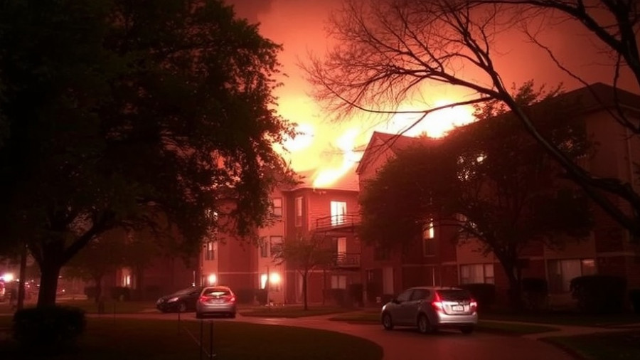 Flames destroy part of East Dallas condominium complex
