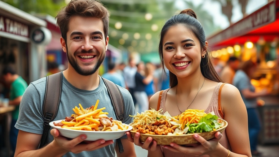 Plano Food and Wine Festival attendees enjoying dishes.