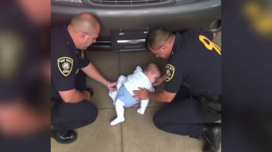 Fort Worth PD officers recall emotional rescue of baby pinned under car