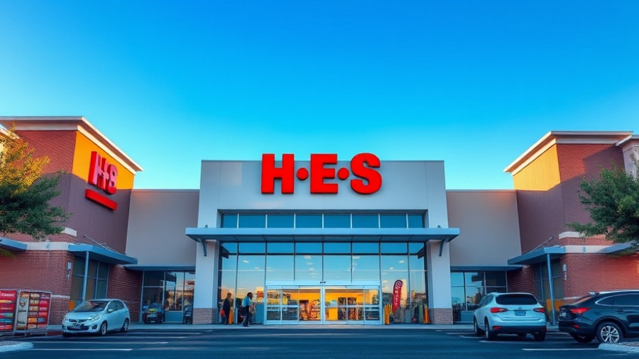 HEB Rockwall Grand Opening store entrance and parking lot.