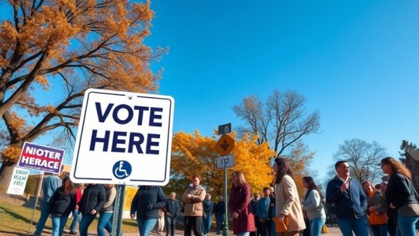 Voters at Luzerne County Council elections entering a polling station.