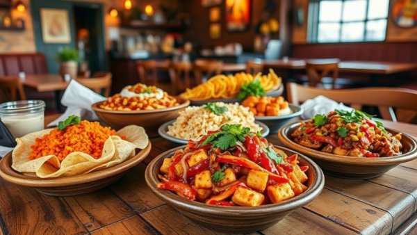 Muchacho Tex-Mex opening in Frisco: Colorful Tex-Mex dishes displayed elegantly.