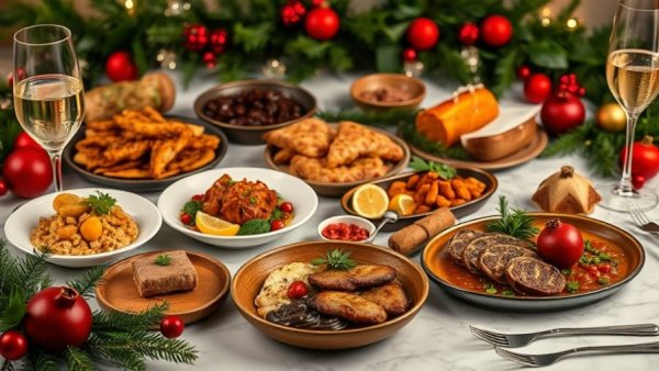 CATCH Dallas Christmas Menu festive gourmet feast.