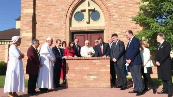 Pleasant Grove catholic church gets brick blessed by Pope Leo