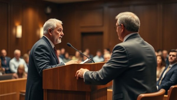 Luzerne County tax increase reduction meeting, speaker at podium.