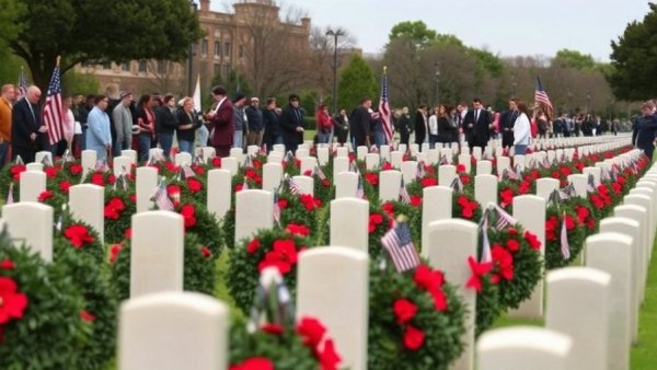 Nearly 60,000 wreaths laid in Dallas to honor fallen veterans
