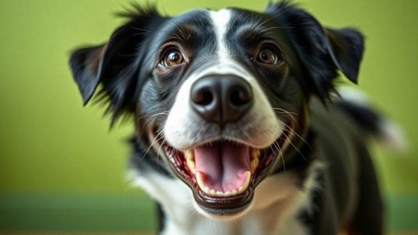 Excited dog at Dallas Animal Services Seasonal Adoption Initiatives.