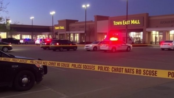 Suspect dead after officer involved shooting by Town East Mall