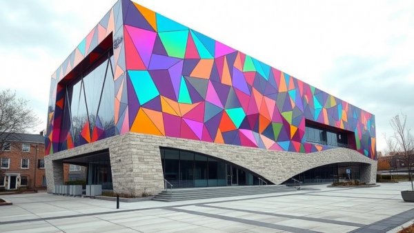 Wylie Planning and Zoning Commission modern building with colorful facade.