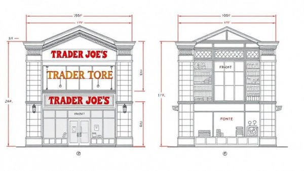 Trader Joe's Wylie architectural elevation plans showing front and back views.