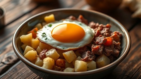 Savory breakfast bowl at Goodfriend Package Store Dallas.