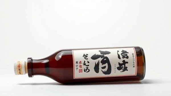 Sake Styles: Japanese sake bottle with artistic label design.