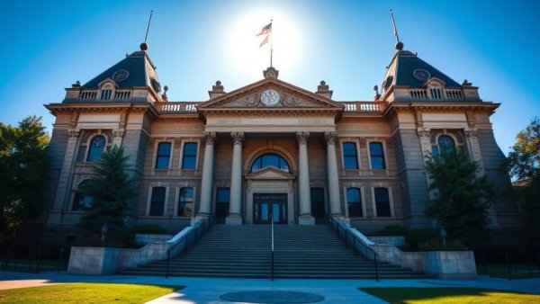 Luzerne County courthouse representing personnel changes, historic architecture.