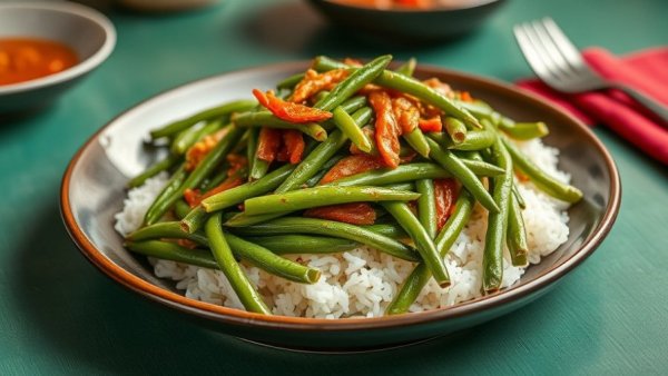 Delicious Pad Prik King recipe served on rice.