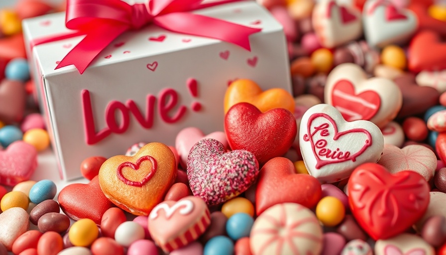 Heart-shaped chocolates and candies for Unique Valentine’s Day Experiences in Dallas.