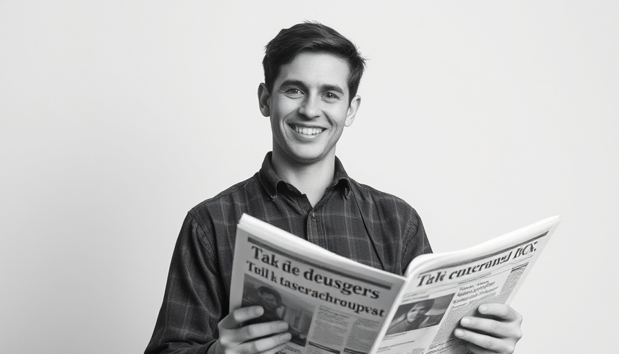Vintage photo of young man selling Dallas Morning News newspapers.